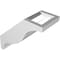 Ekena Millwork 3-in. W x 6-in. D x 6-in. H Funston Architectural Grade PVC Knee Brace BRCP03X06X06FST - alternate 5